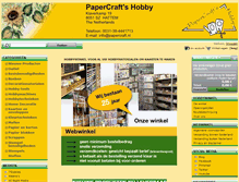 Tablet Screenshot of papercraft.nl